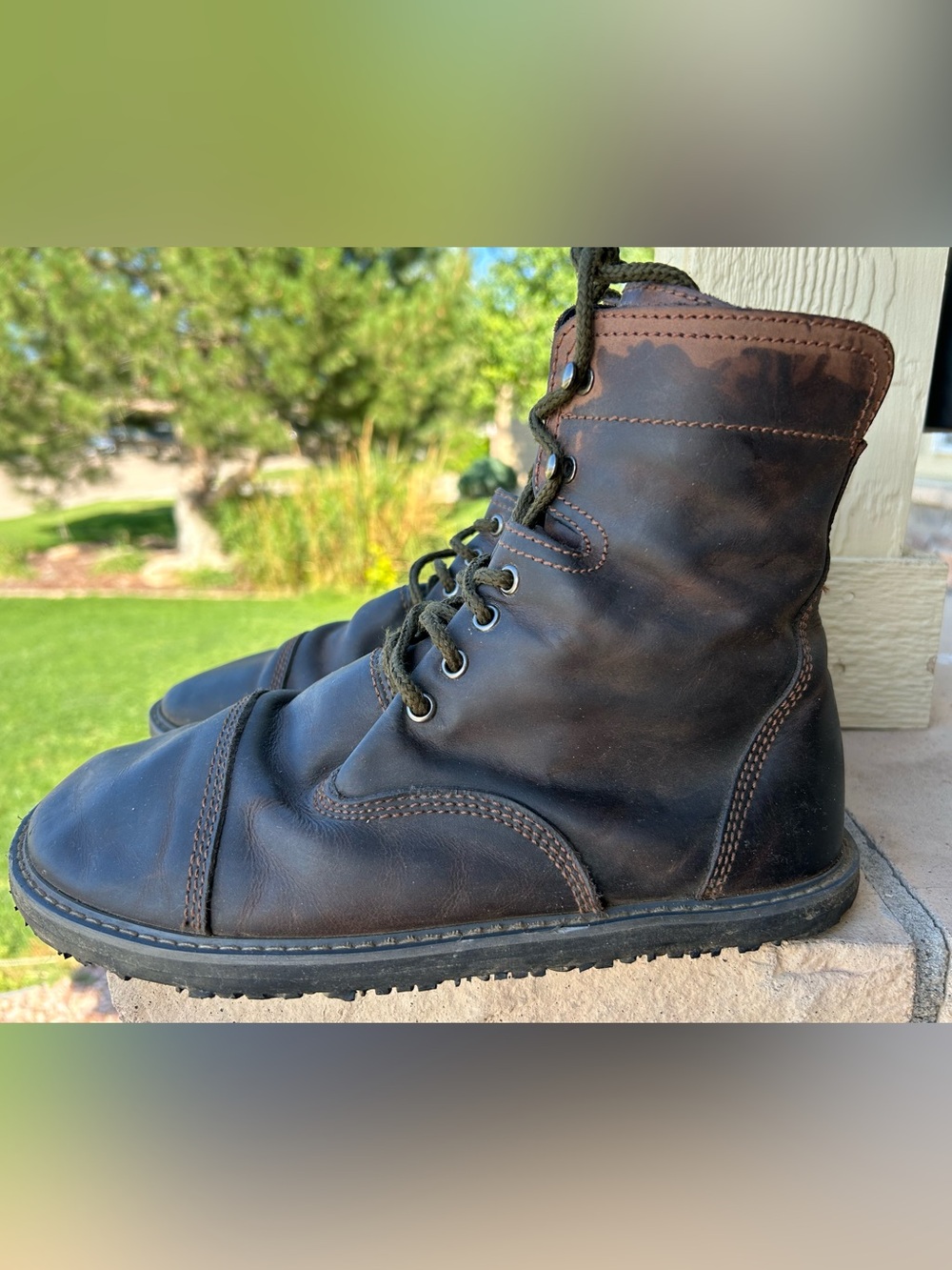 Mens $499 BAREFOOT BRUIN (Made in USA) Leather Zero Drop Minimalist Boot 10 - Picture 2 of 14